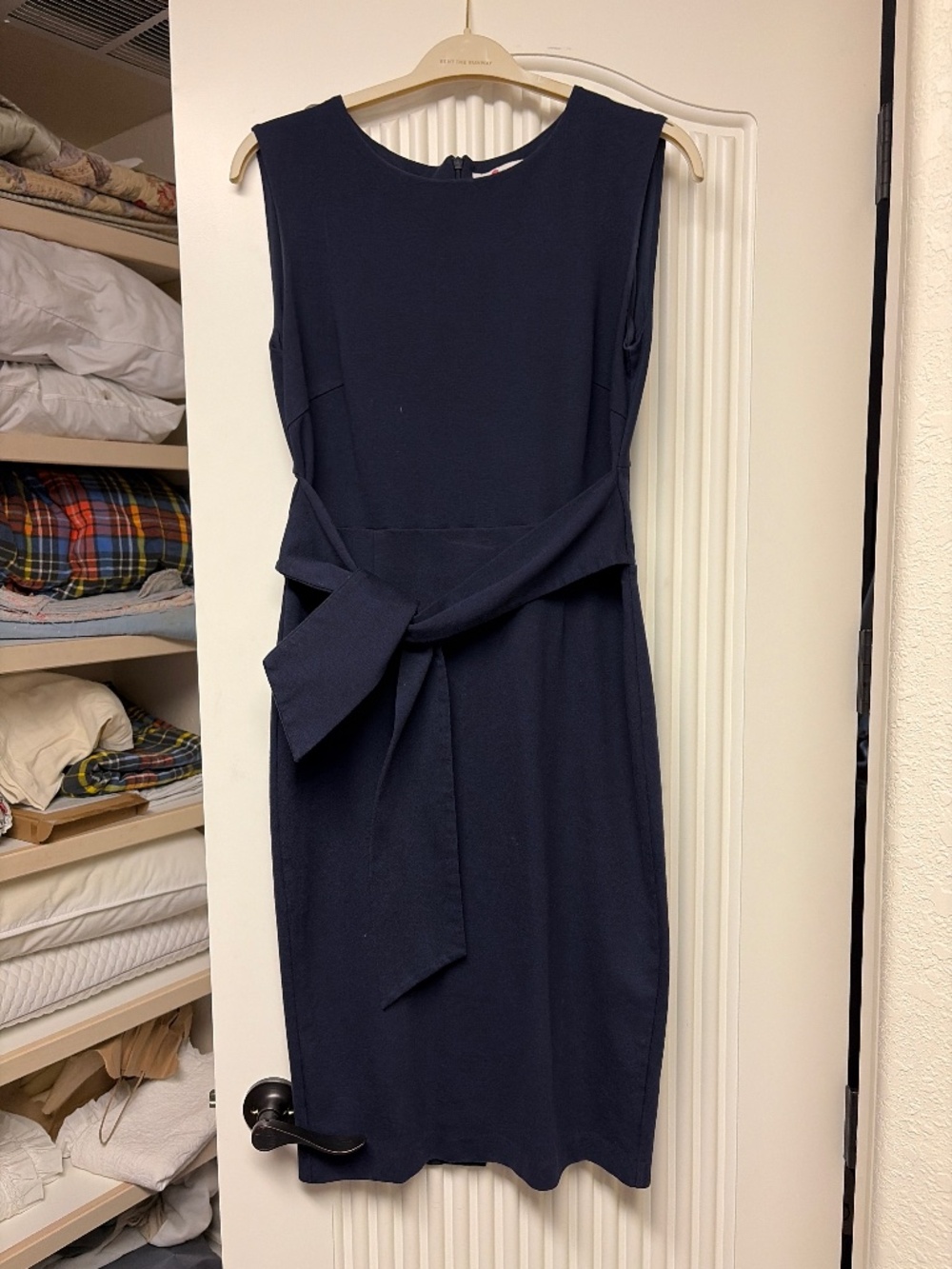 Boden Cotton/Modal Tie Waist shift dress.